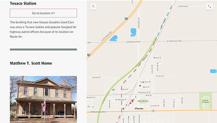 Route 66 Story Map Thumbnail